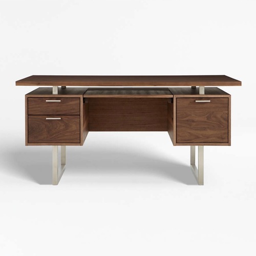 Used Crate & Barrel Clybourn Walnut Executive Desk for sale on AptDeco