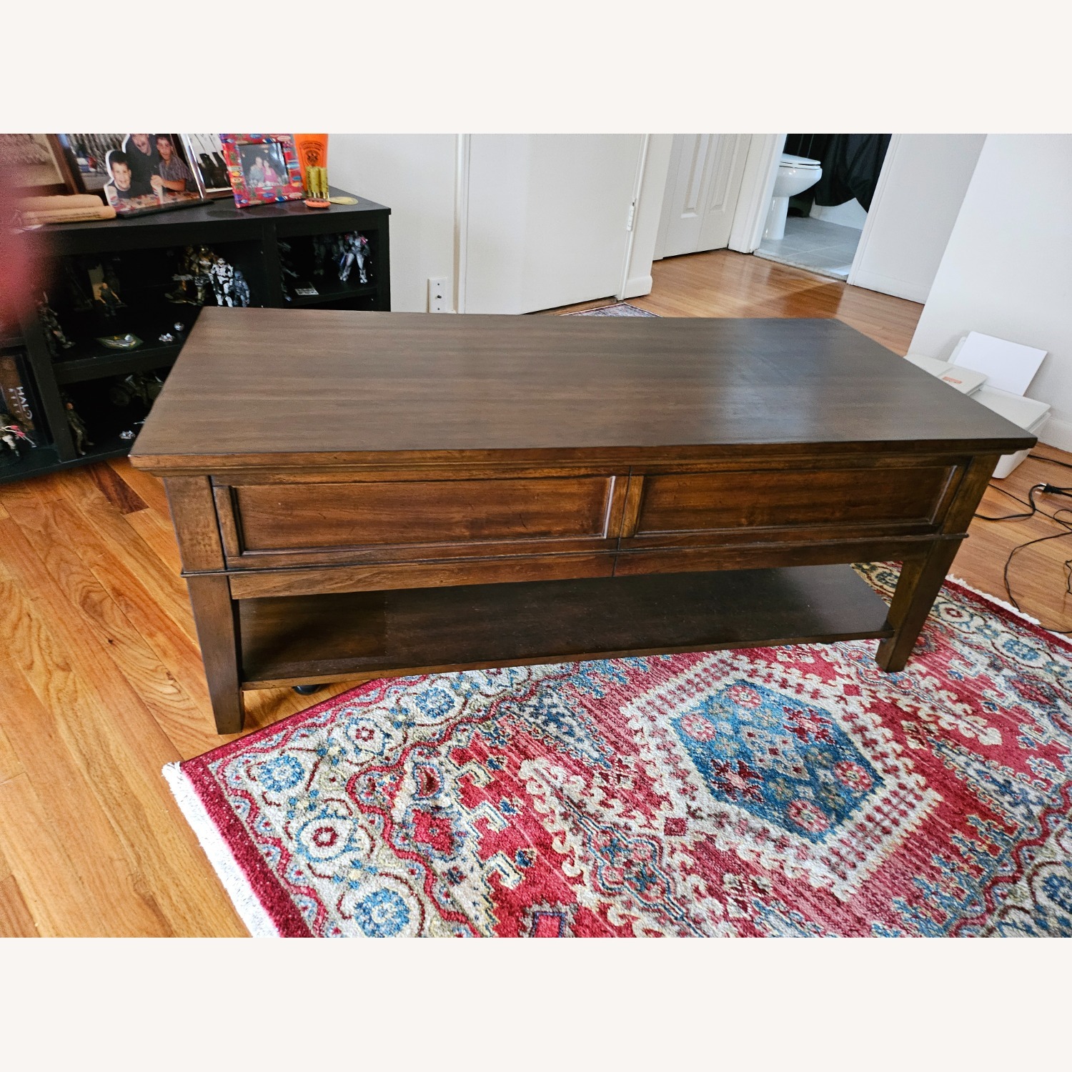 Cherry Brown Coffee Table - image-1