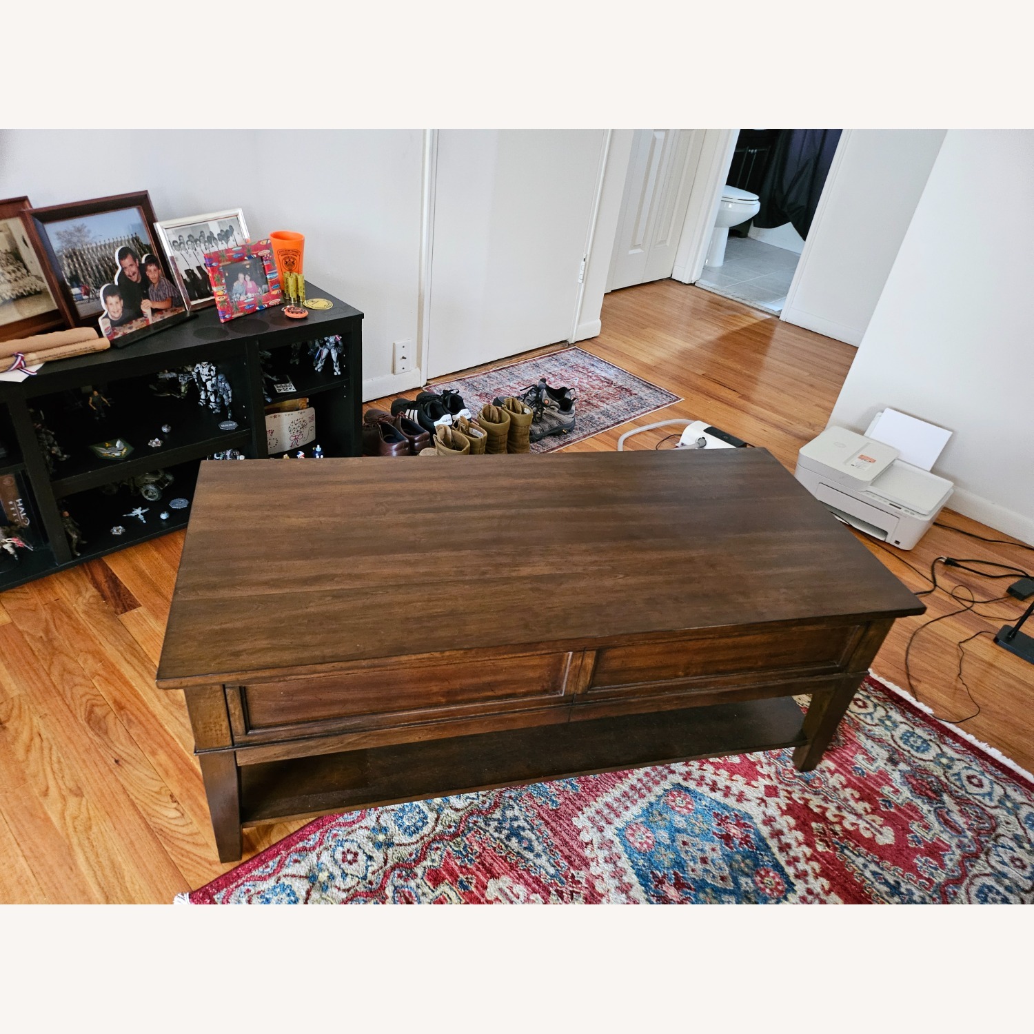 Cherry Brown Coffee Table - image-2