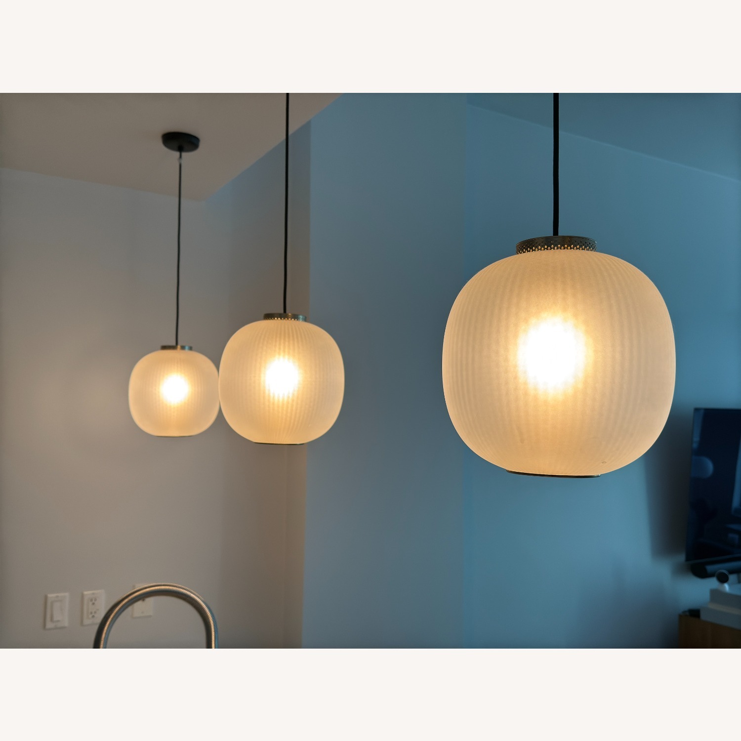 Resident Bloom Pendant Light - White - image-1
