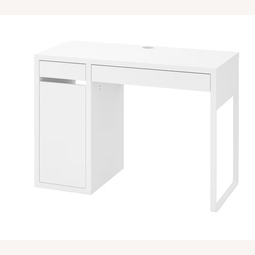 Used IKEA MICKE White Desk for sale on AptDeco