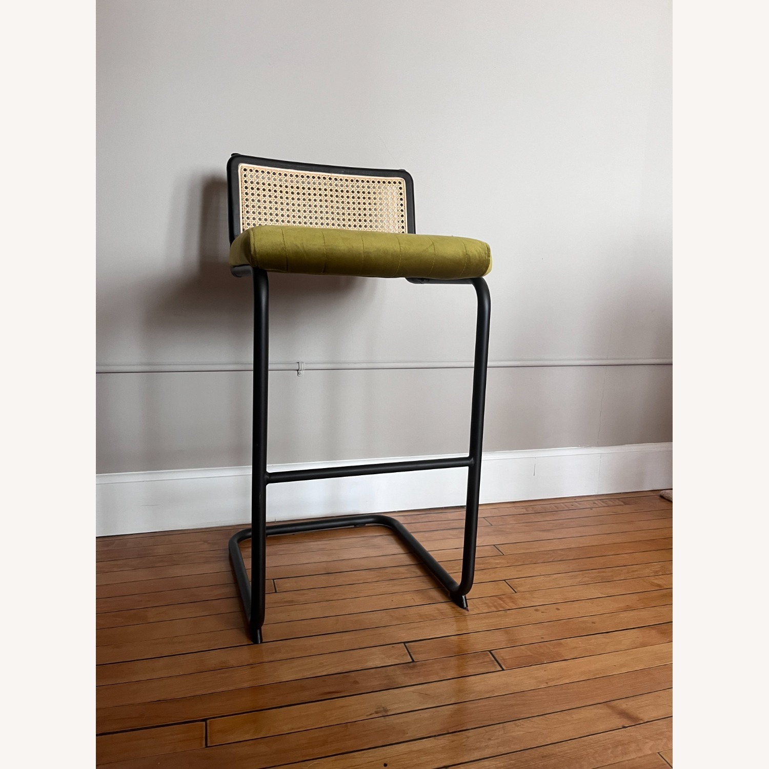 Wayfair Mercer41 Green Velvet Bar Stool - image-2