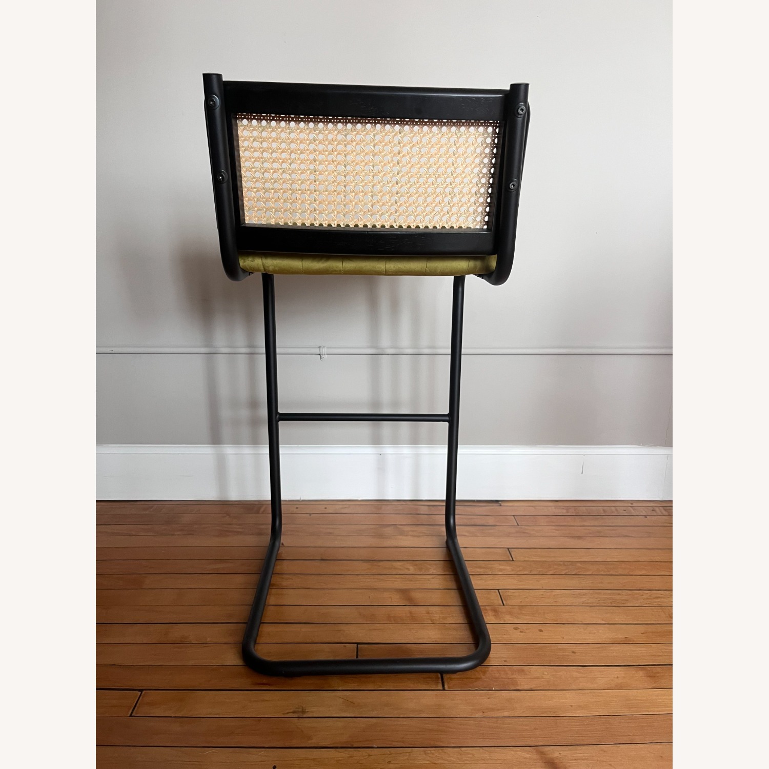 Wayfair Mercer41 Green Velvet Bar Stool - image-4