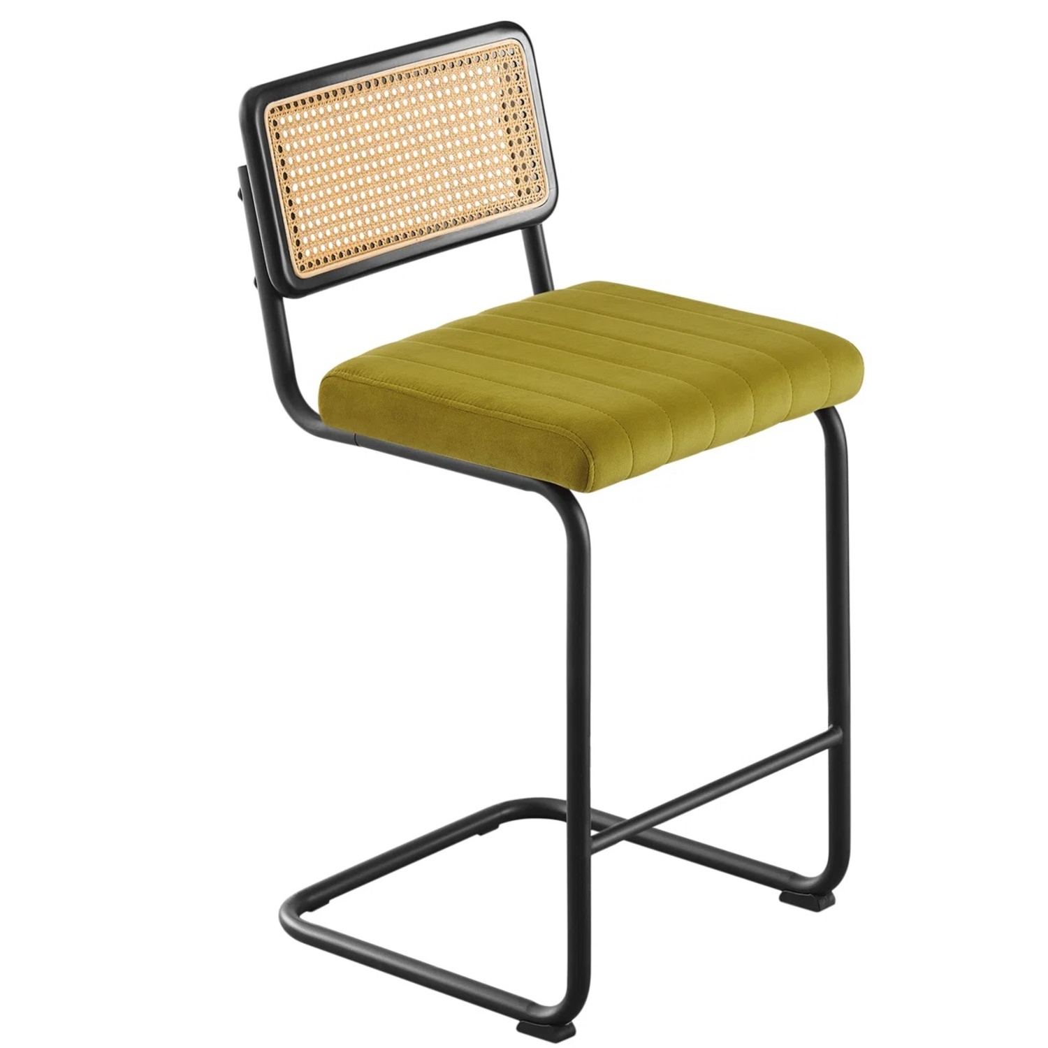 Wayfair Mercer41 Green Velvet Bar Stool - image-5