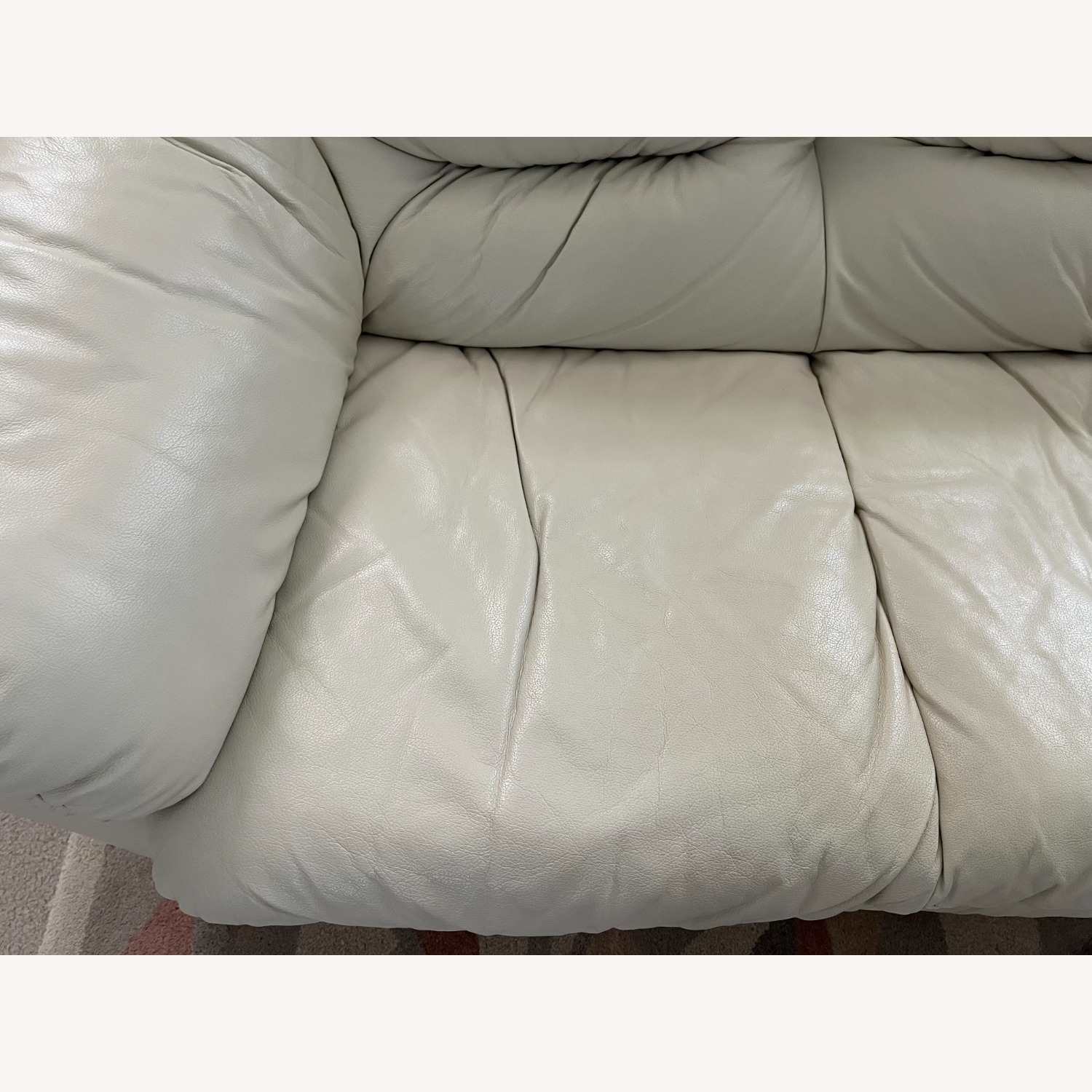 Italian Top-Grain Leather Loveseat - image-2