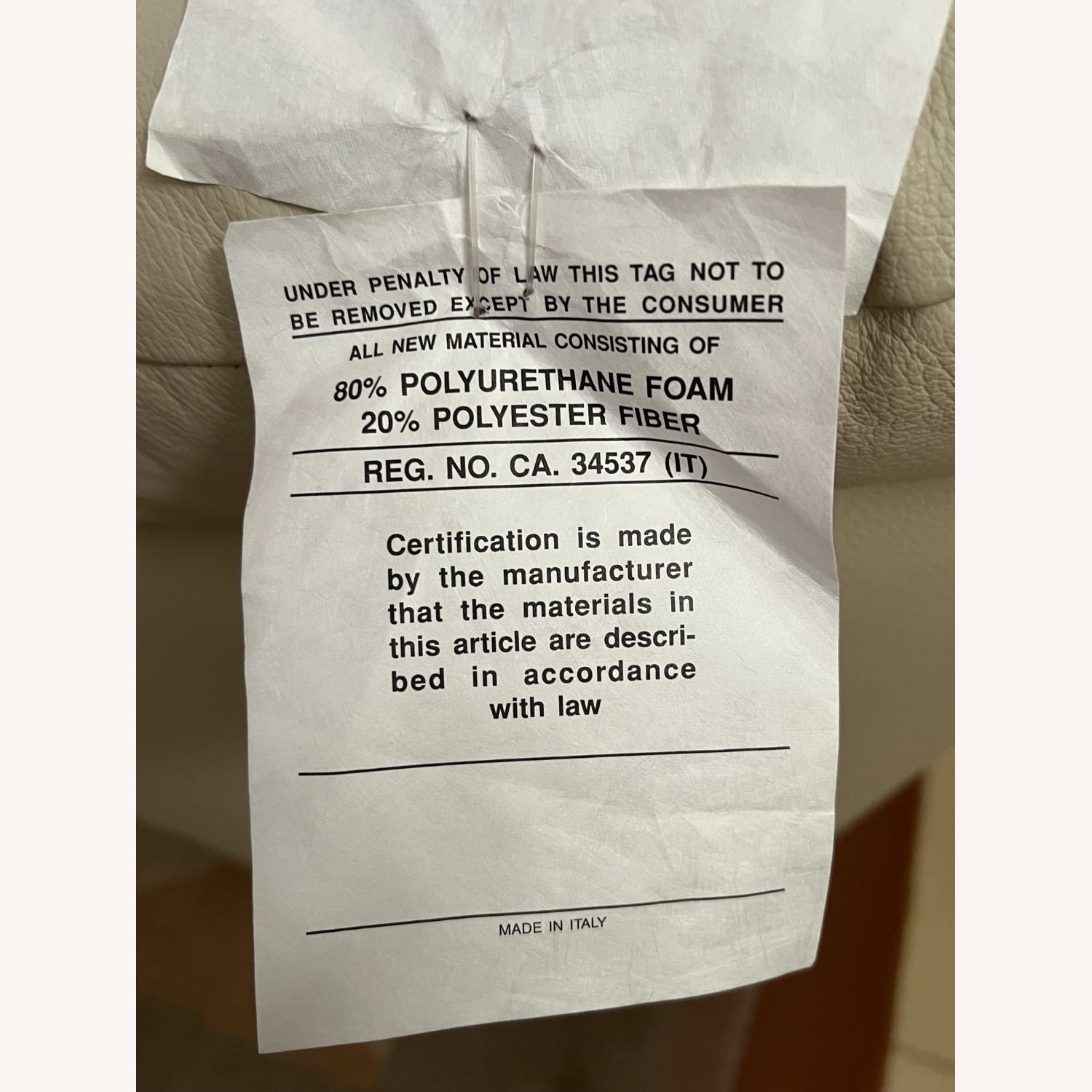 Italian Top-Grain Leather Loveseat - image-3