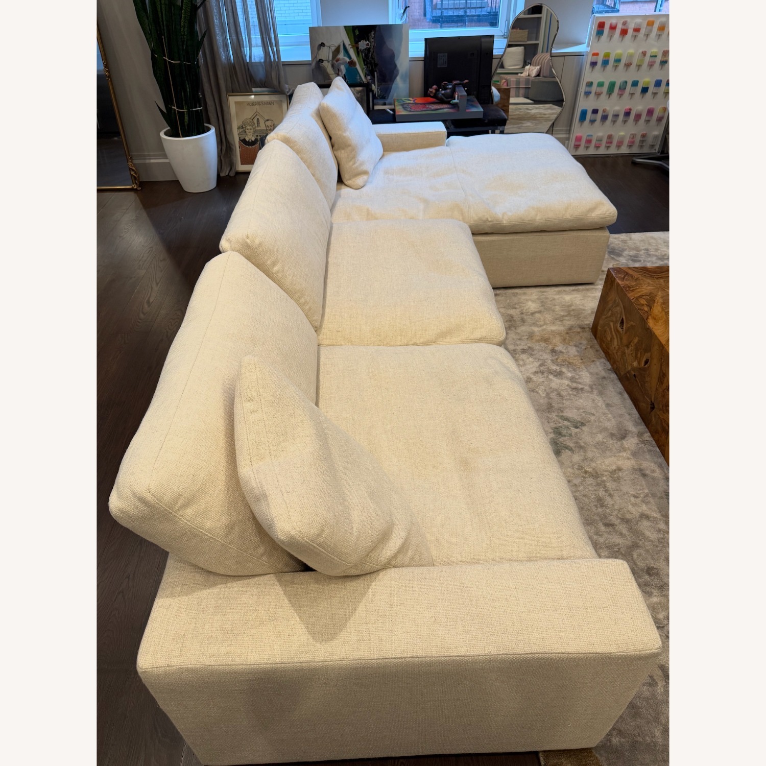 Four Hands Plume 2-Piece 136" Sectional & Right Chaise  - image-4