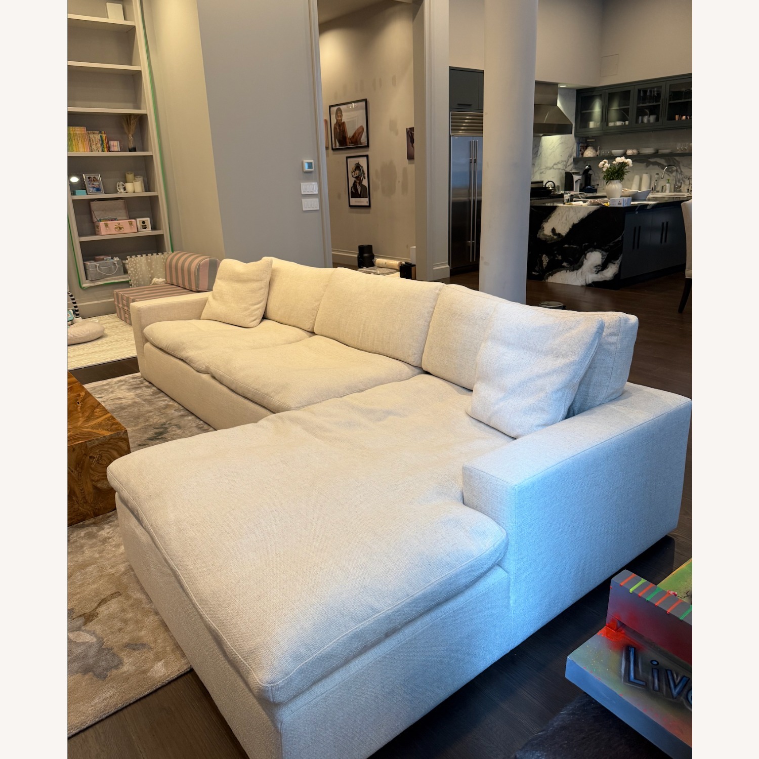Four Hands Plume 2-Piece 136" Sectional & Right Chaise  - image-2