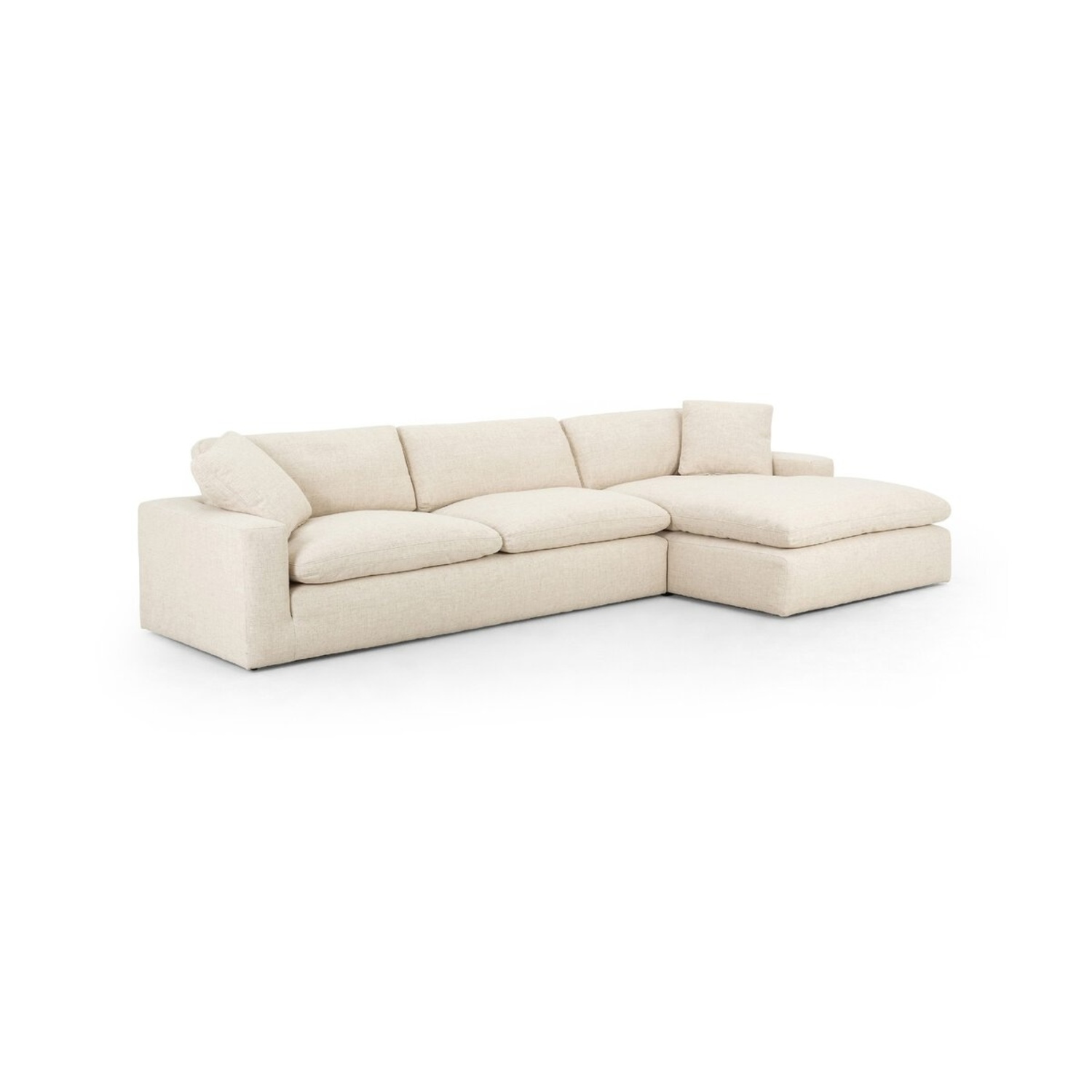 Four Hands Plume 2-Piece 136" Sectional & Right Chaise  - image-7