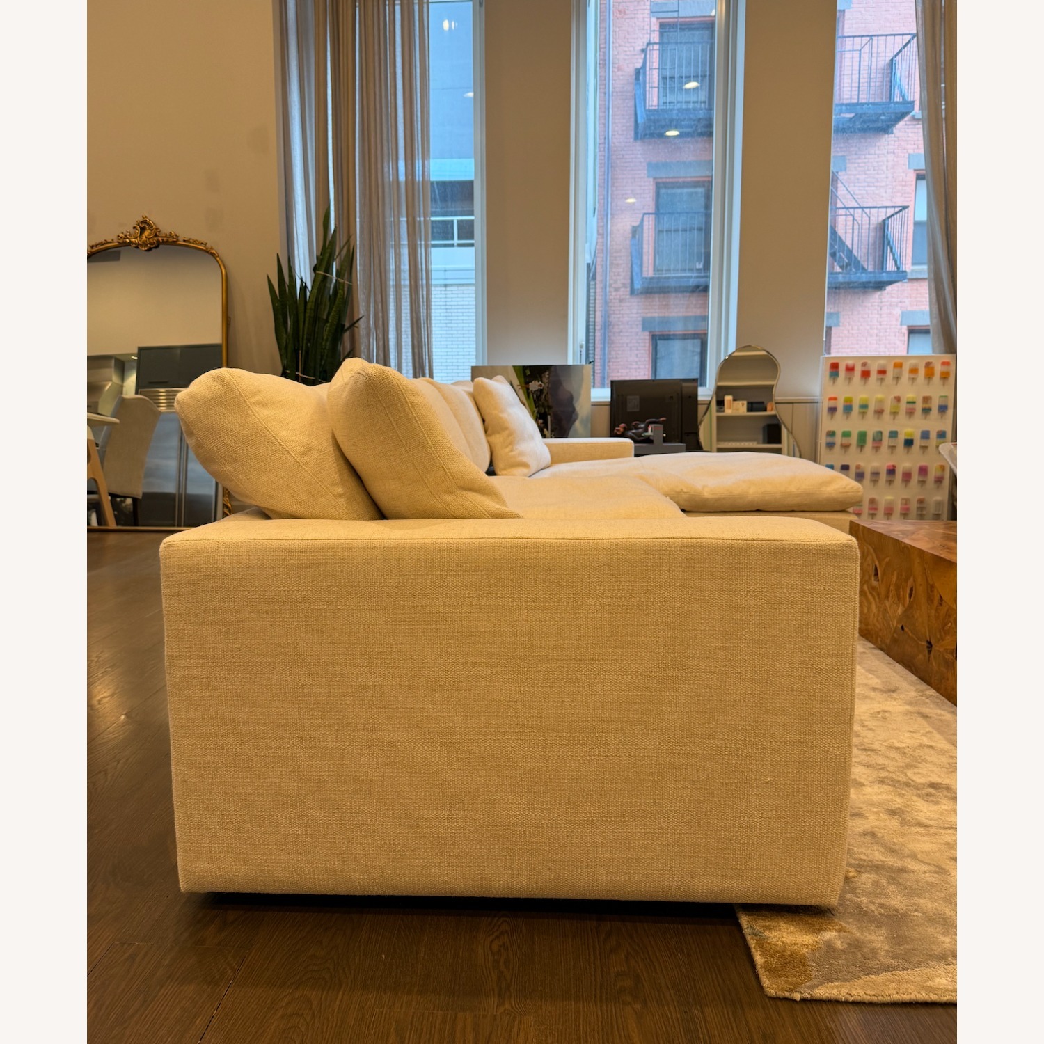 Four Hands Plume 2-Piece 136" Sectional & Right Chaise  - image-3
