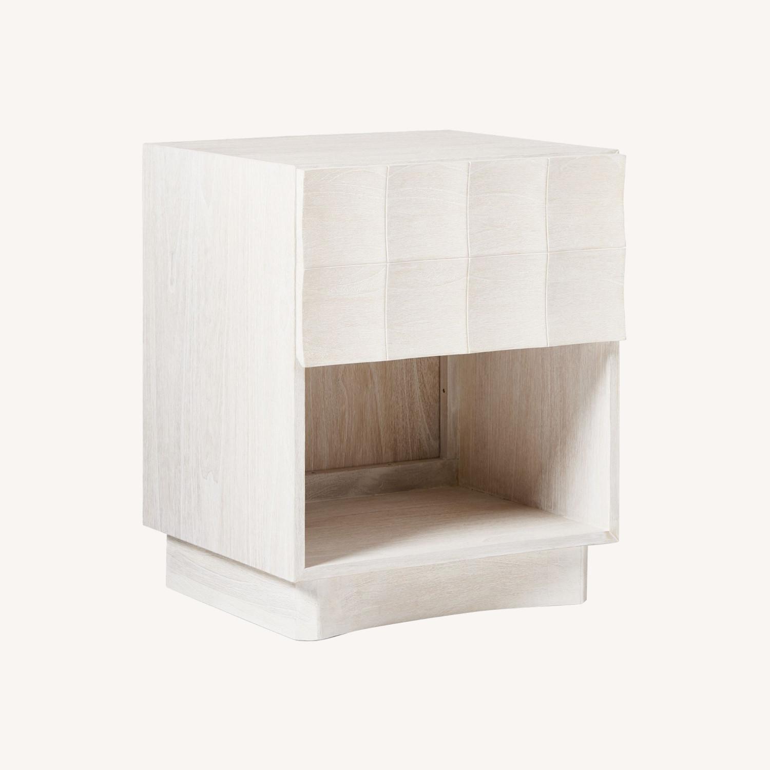 West Elm Luisa Carved Open Nightstand - image-0