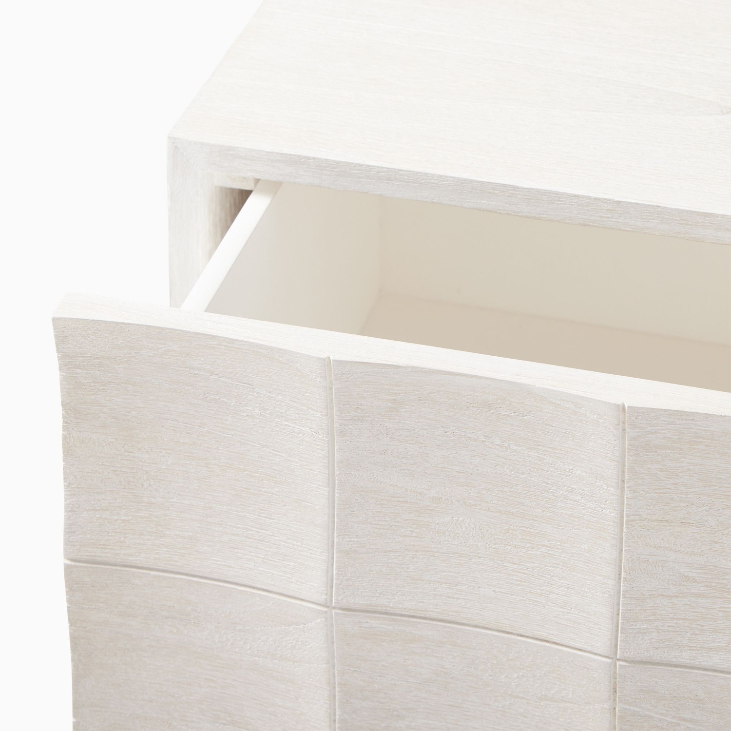 West Elm Luisa Carved Open Nightstand - image-3