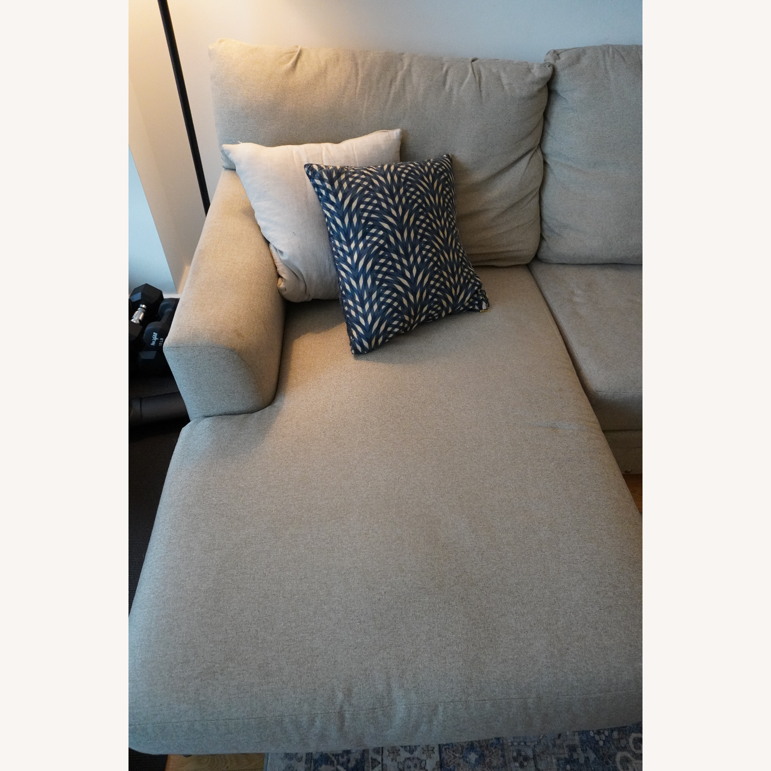 Value City Sofa W Chaise Lounger - image-6