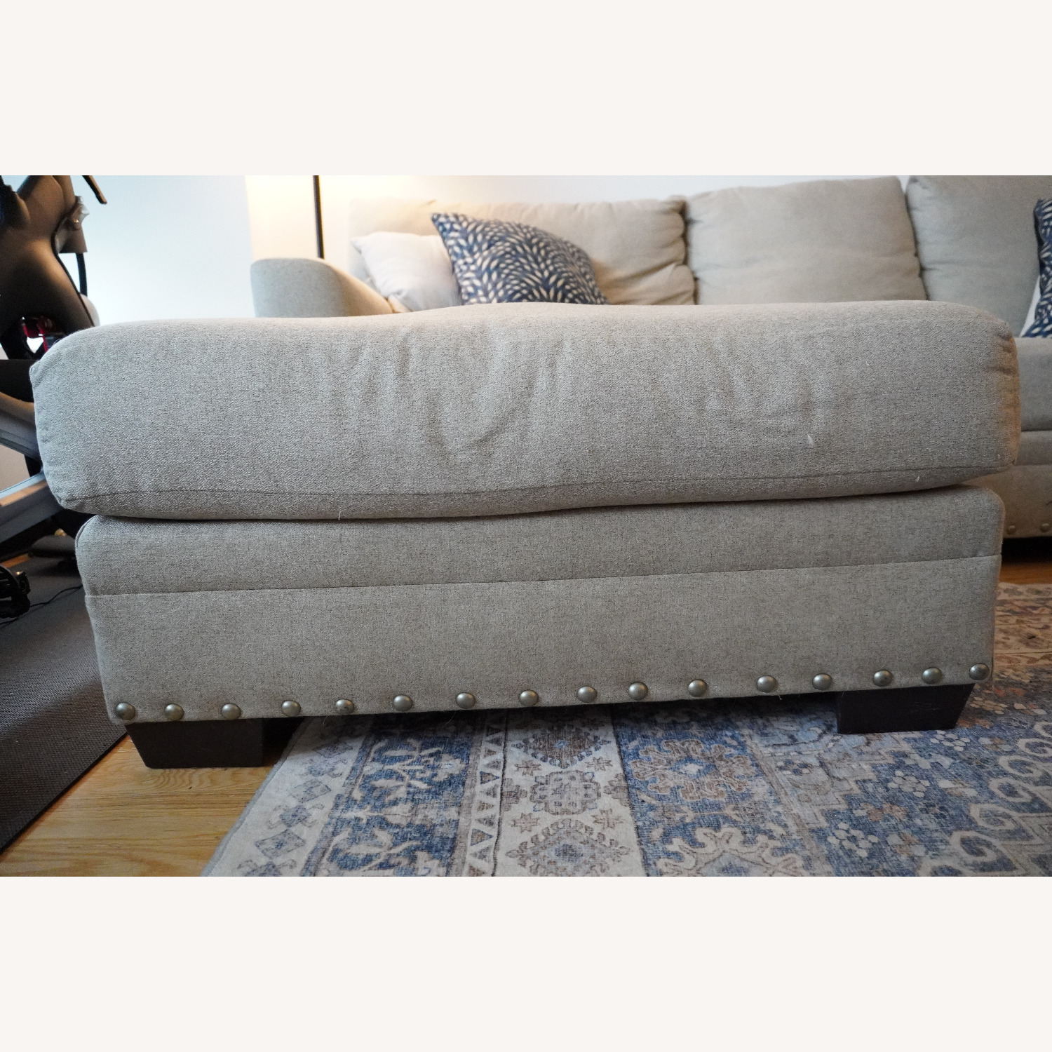 Value City Sofa W Chaise Lounger - image-9