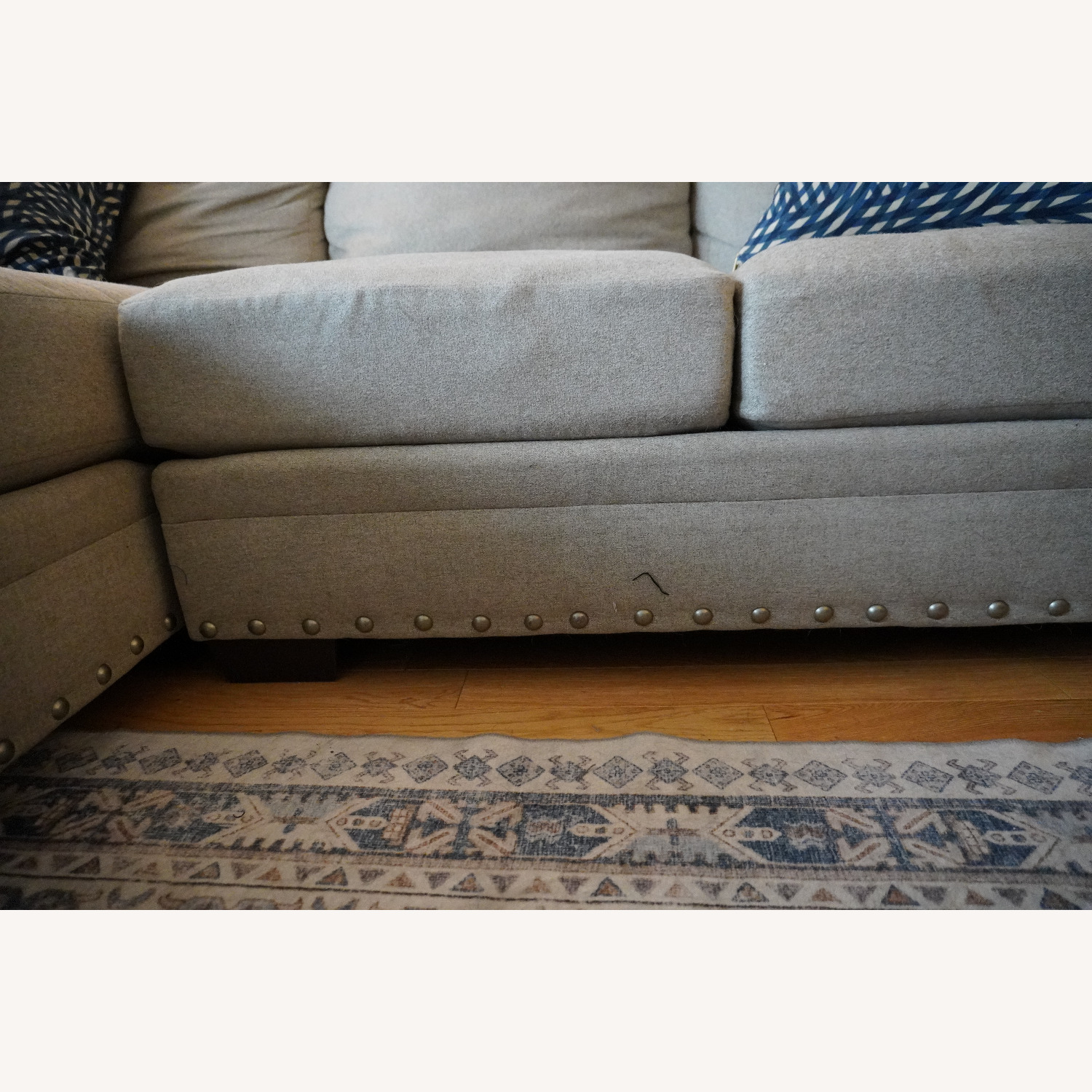 Value City Sofa W Chaise Lounger - image-12