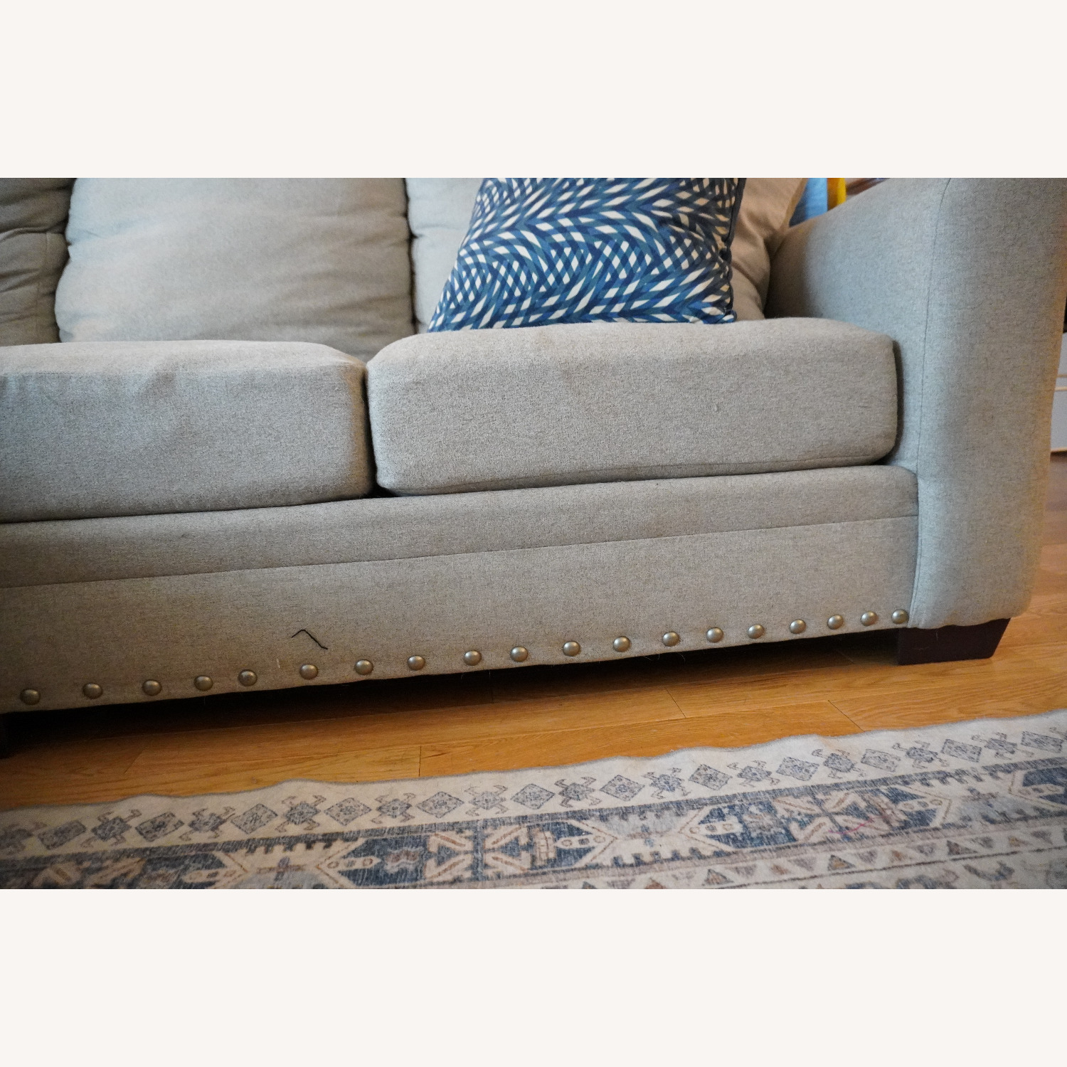 Value City Sofa W Chaise Lounger - image-7