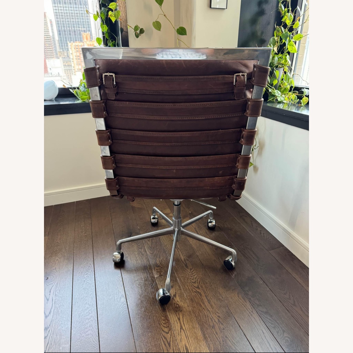 Restoration Hardware Oviedo Leather Chair - image-4