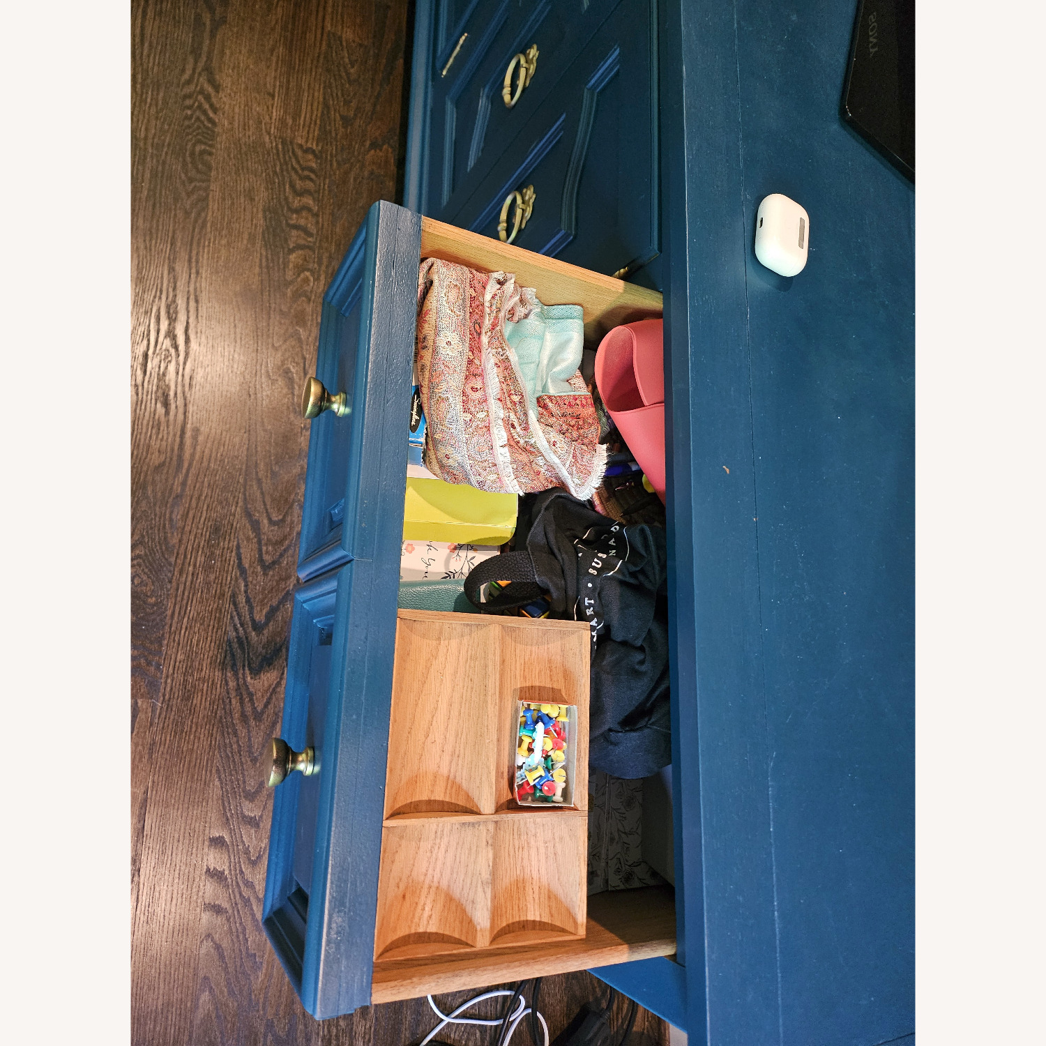 Refinished MCM 9 Drawer Dresser - image-5