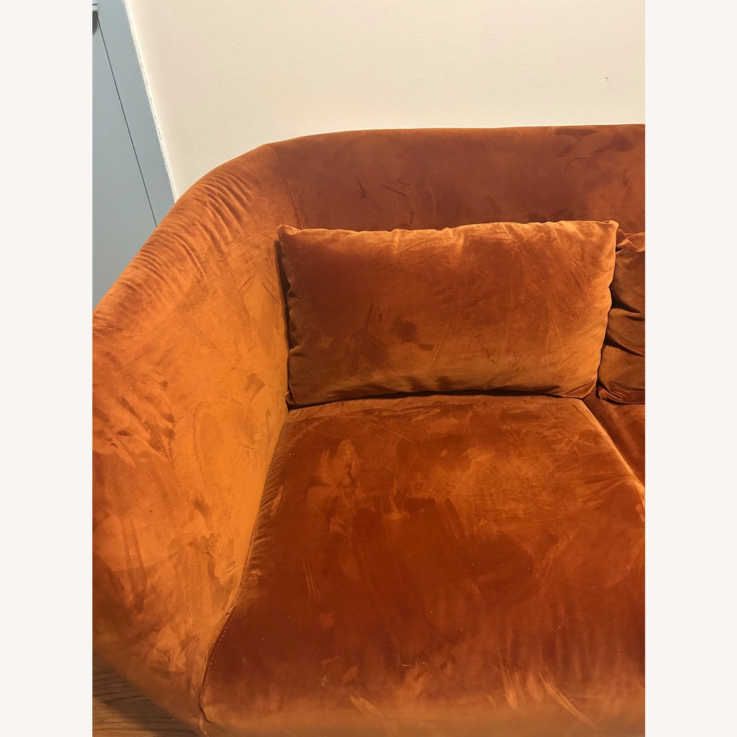 AllModern Velvet Couch - image-5
