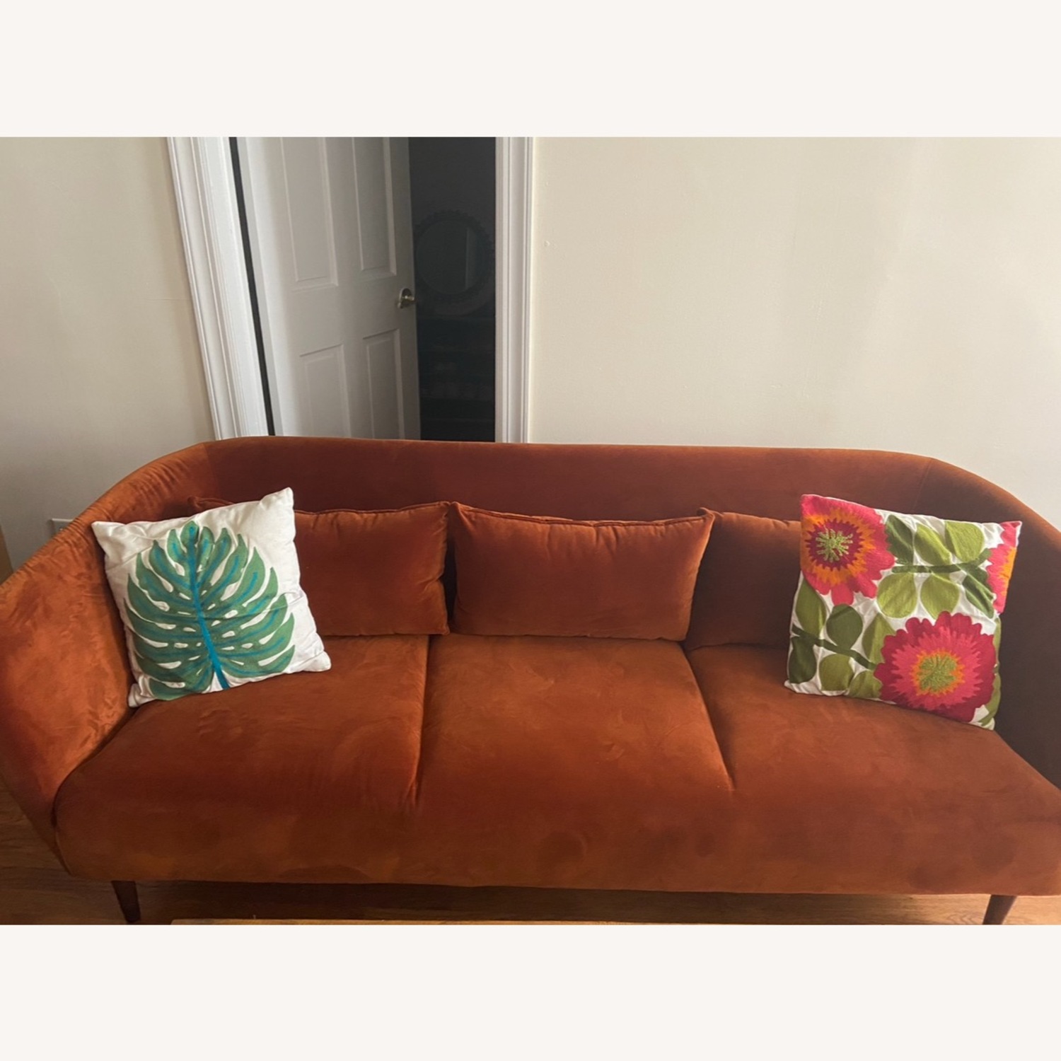 AllModern Velvet Couch - image-4