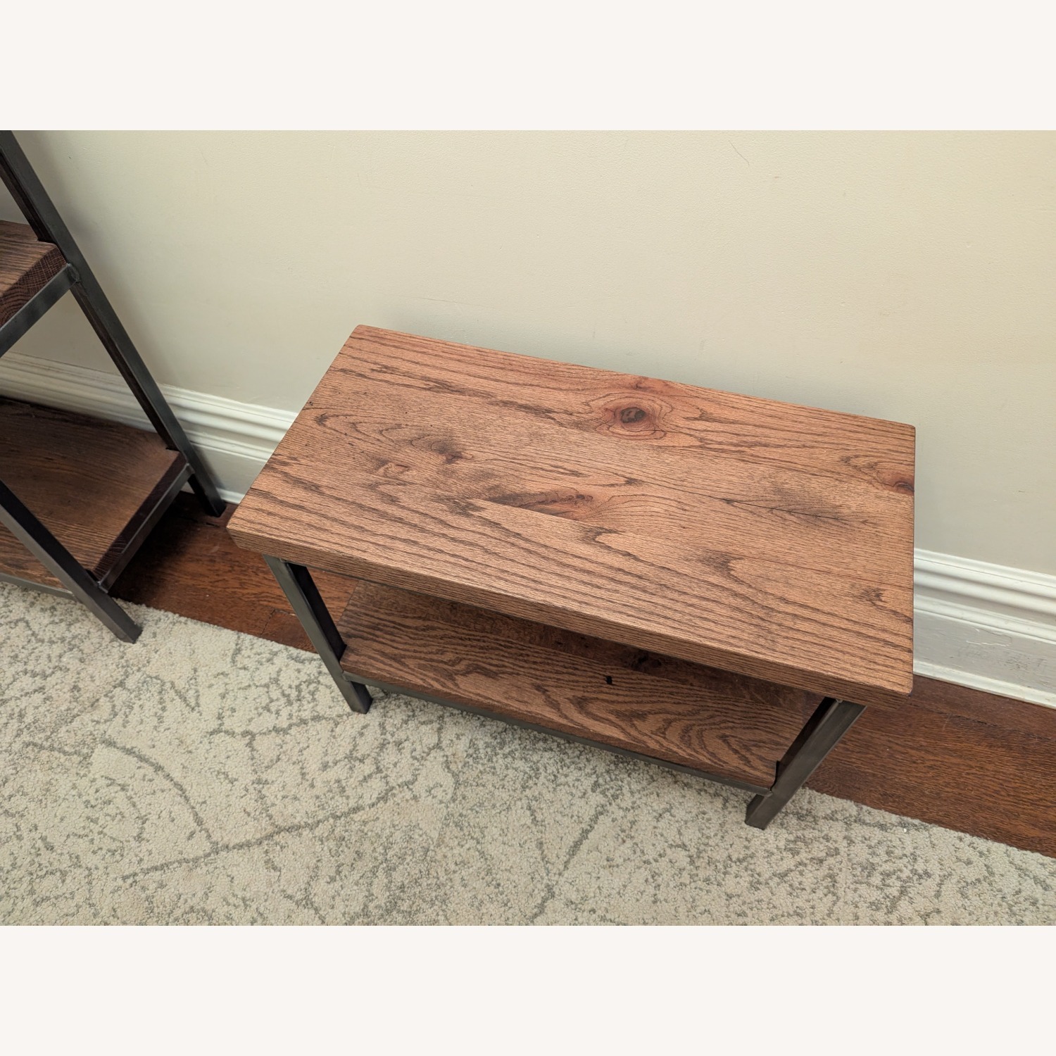 Reclaimed Wood Console Table w Matching Bench - image-7