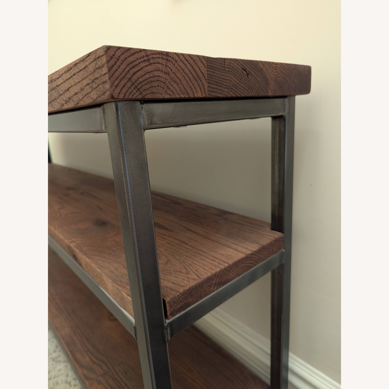 Reclaimed Wood Console Table w Matching Bench - image-5