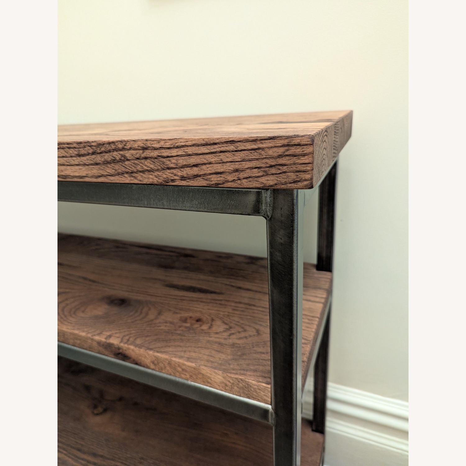 Reclaimed Wood Console Table w Matching Bench - image-4