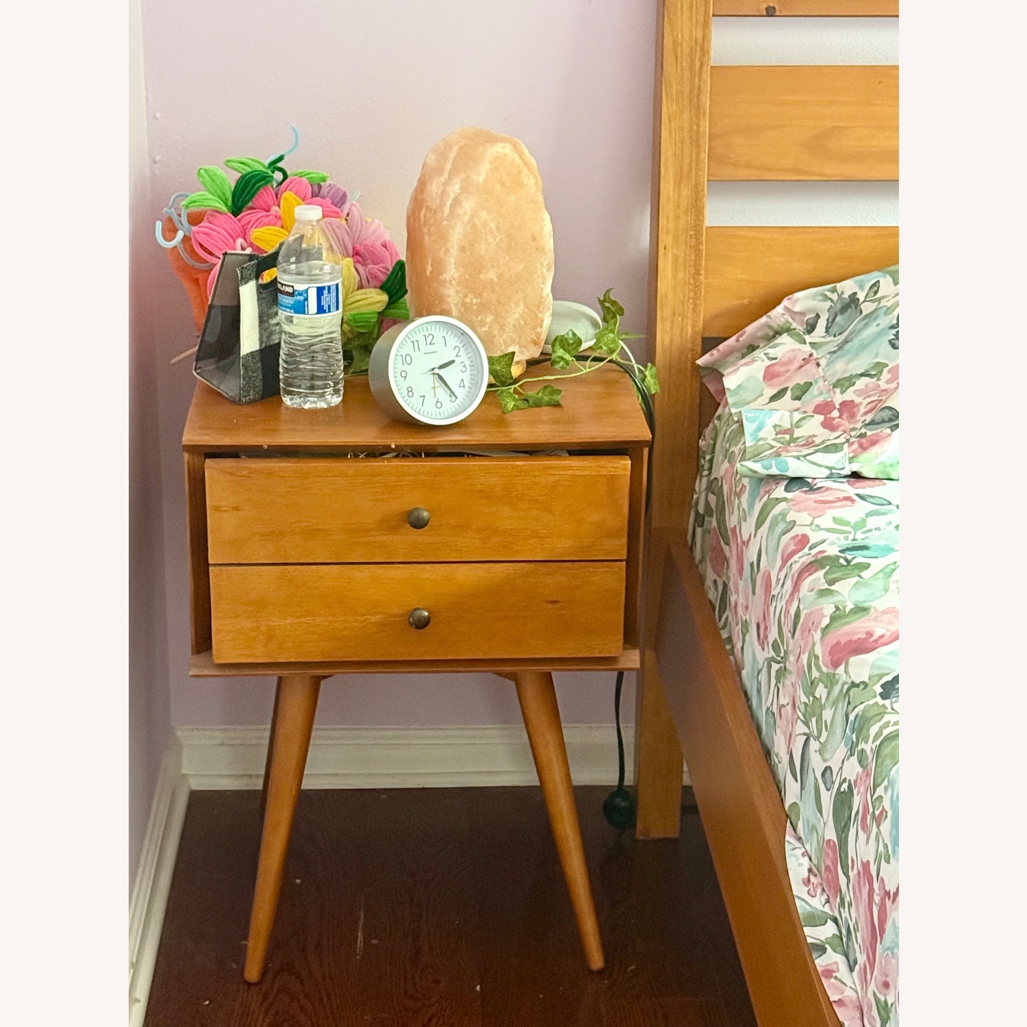 Wayfair Mid Century Side Table Nighstand  - image-1