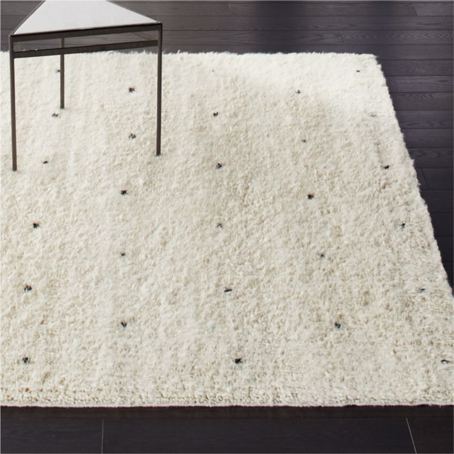 CB2 Feather Dot Shag Rug 8'x10' - image-4