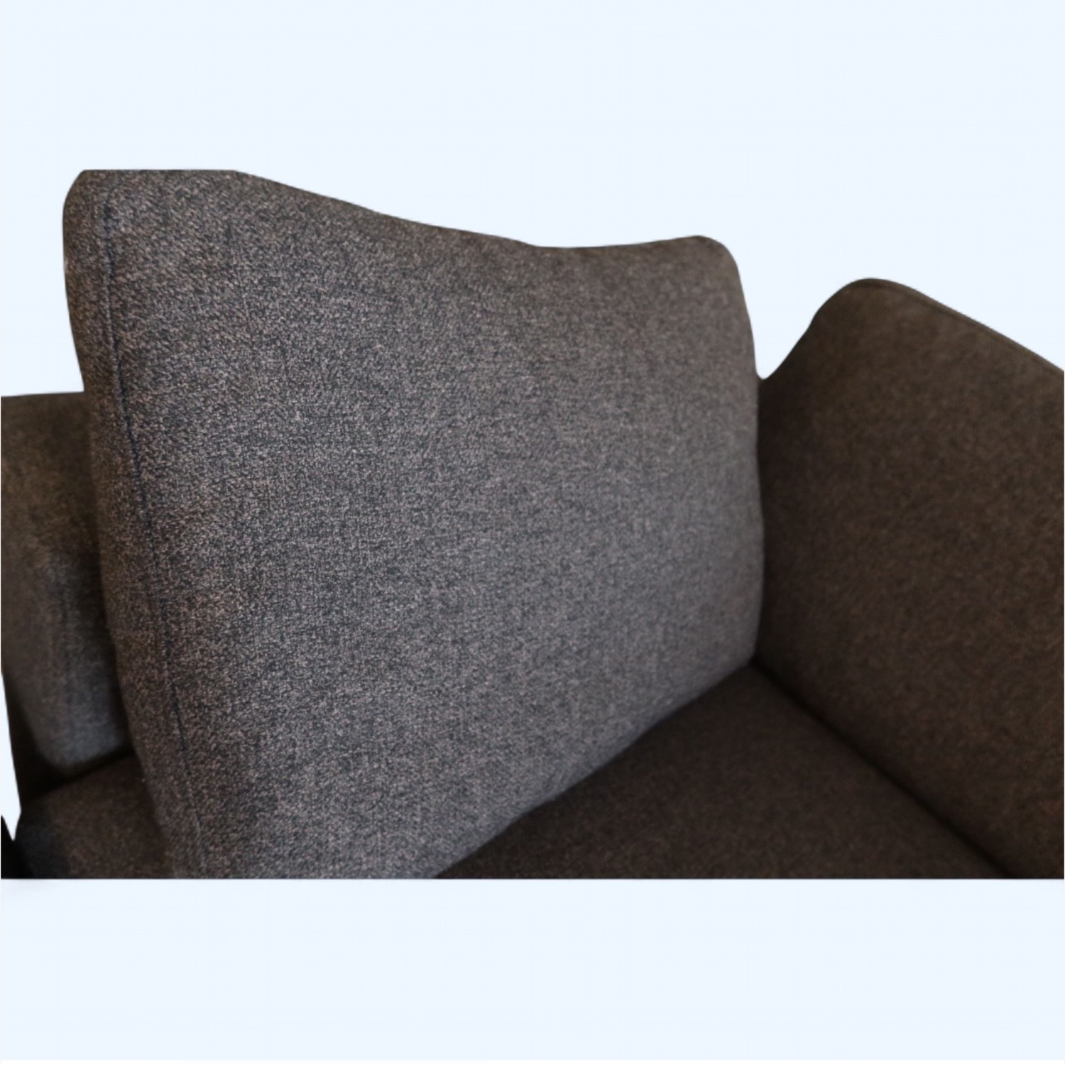 Wayfair Orren Ellis Cloud Sectional Couch in Gray Wool Blend Modular - image-5