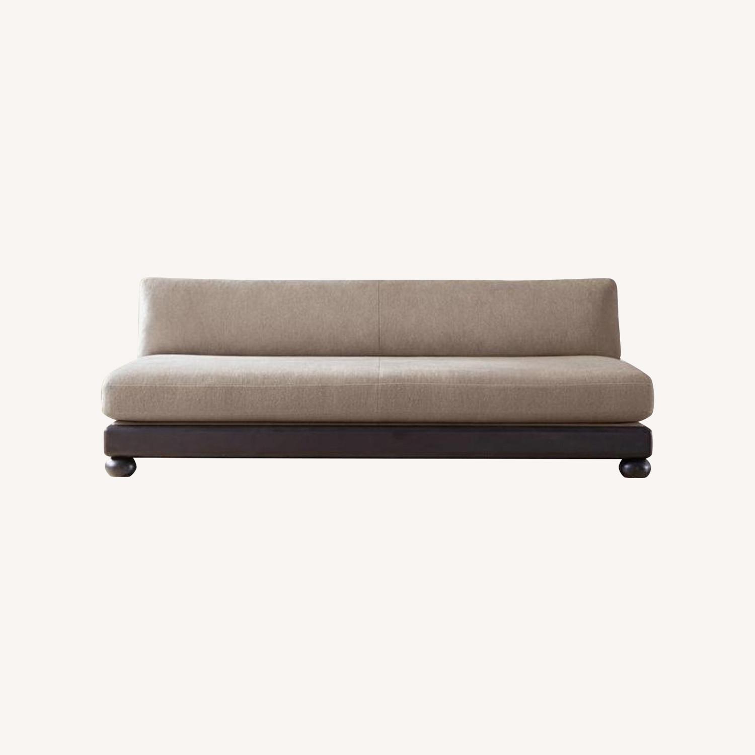 CB2 Bun Armless Sofa - image-0