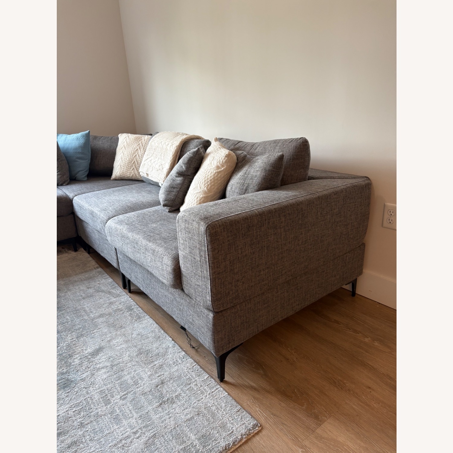 Wayfair Avaleigh Grey Sofa - image-7