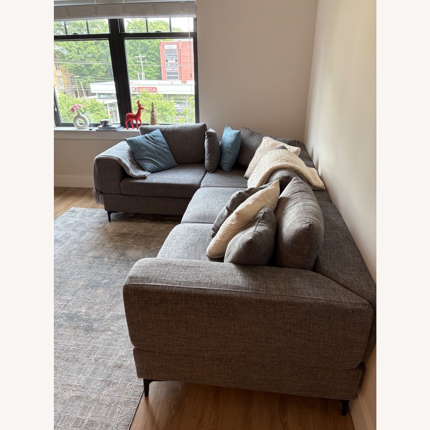 Wayfair Avaleigh Grey Sofa - image-1