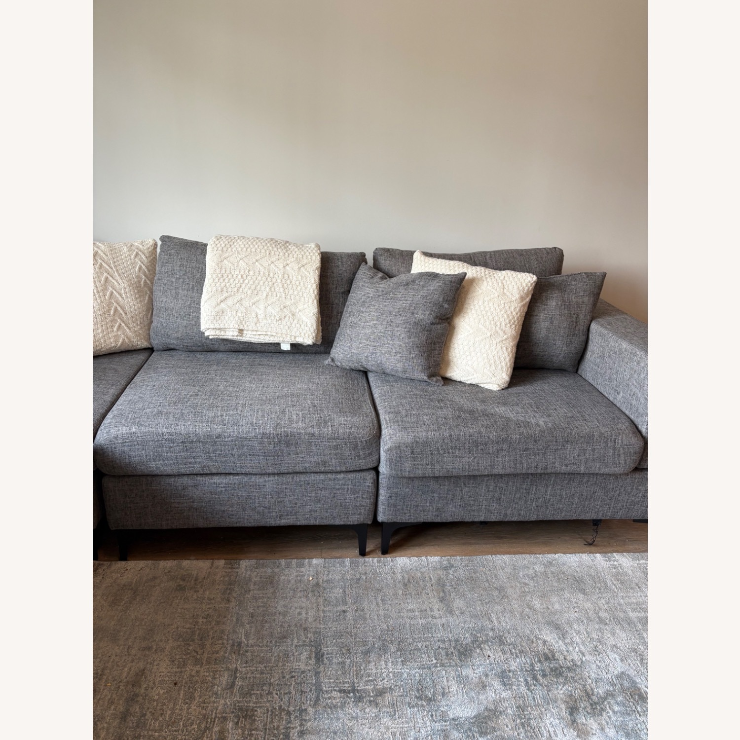 Wayfair Avaleigh Grey Sofa - image-5