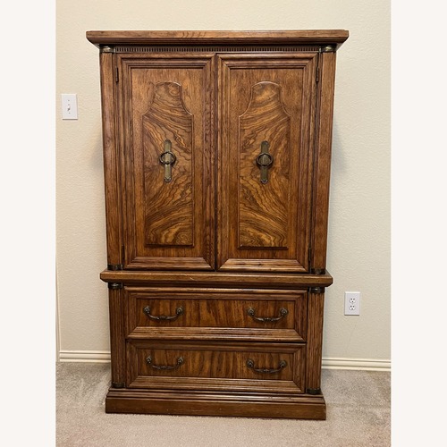 Used Vintage Wood Armoire for sale on AptDeco