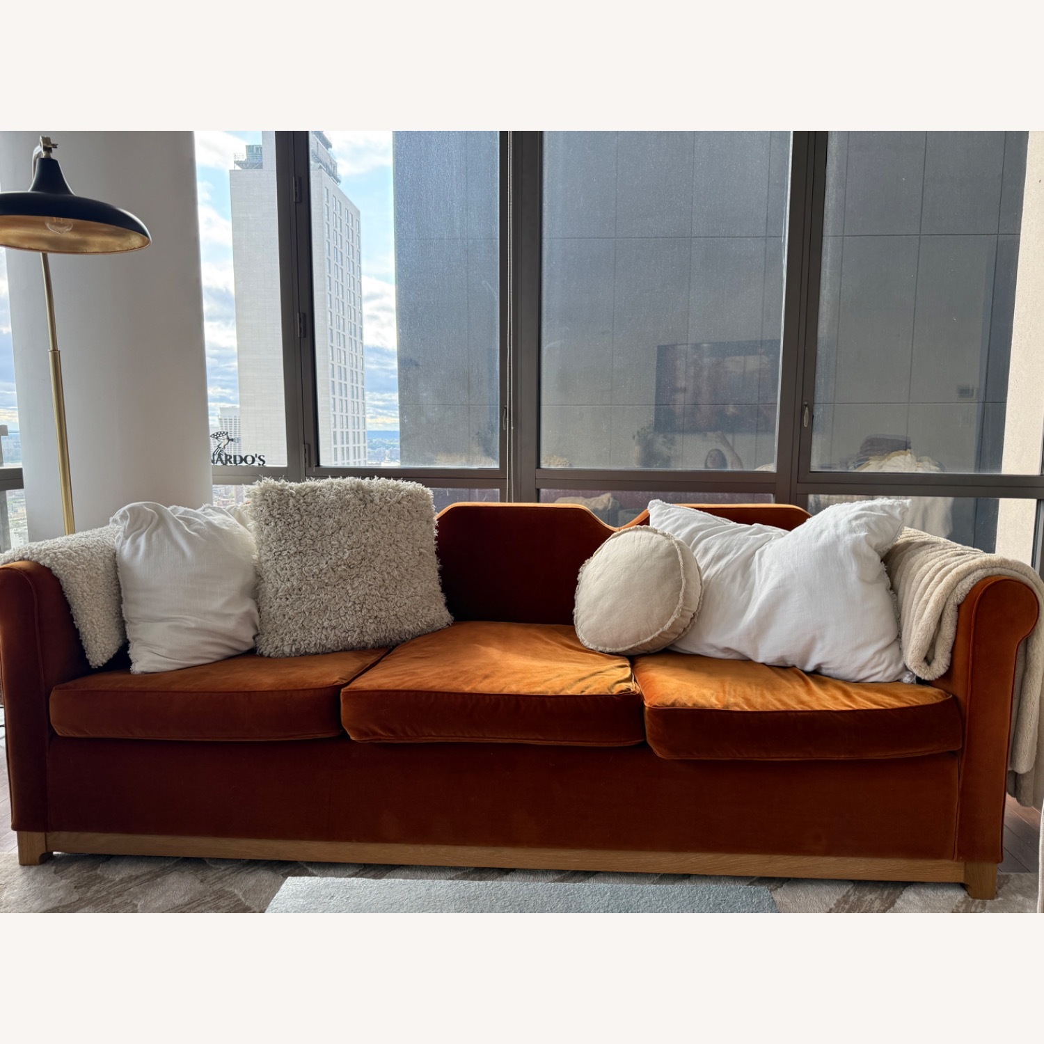 CB2 Mid Century Modern Couch - image-1