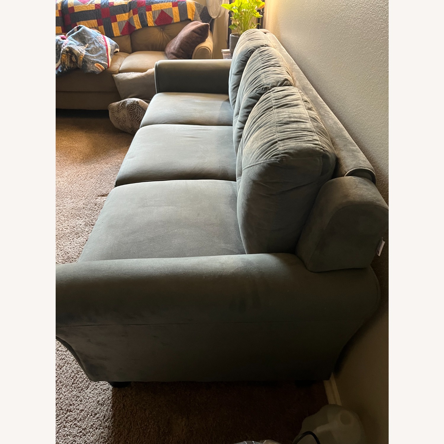 Lifestyle Solutions Hartford Long Beach Green Sofa - image-3