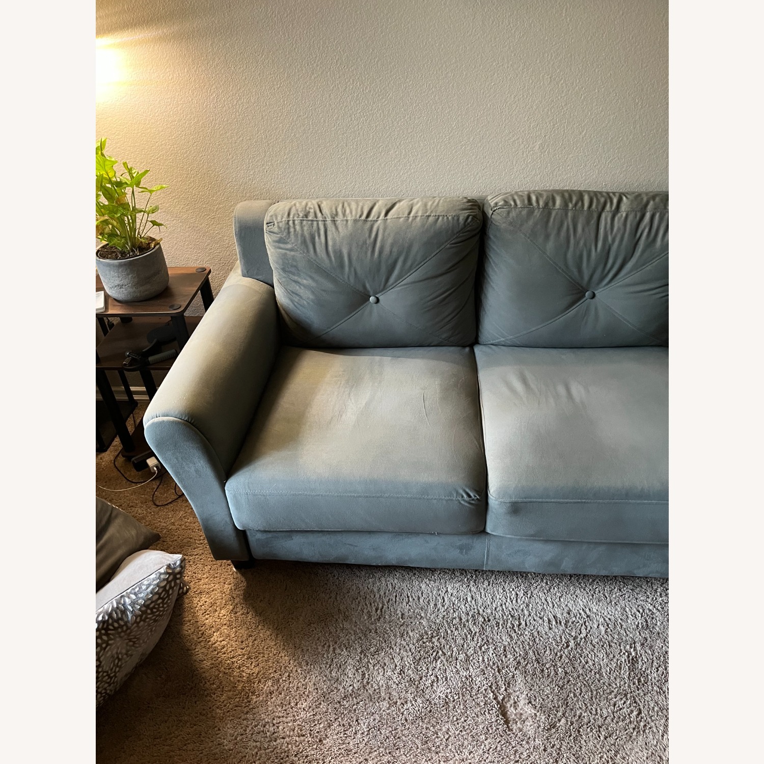 Lifestyle Solutions Hartford Long Beach Green Sofa - image-1