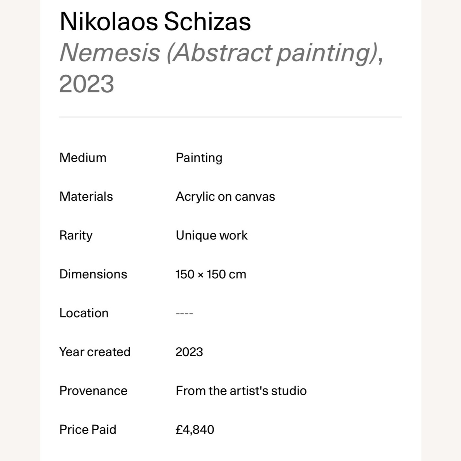 Original Painting by Nikolaos Schizas in OAK FRAME - image-6
