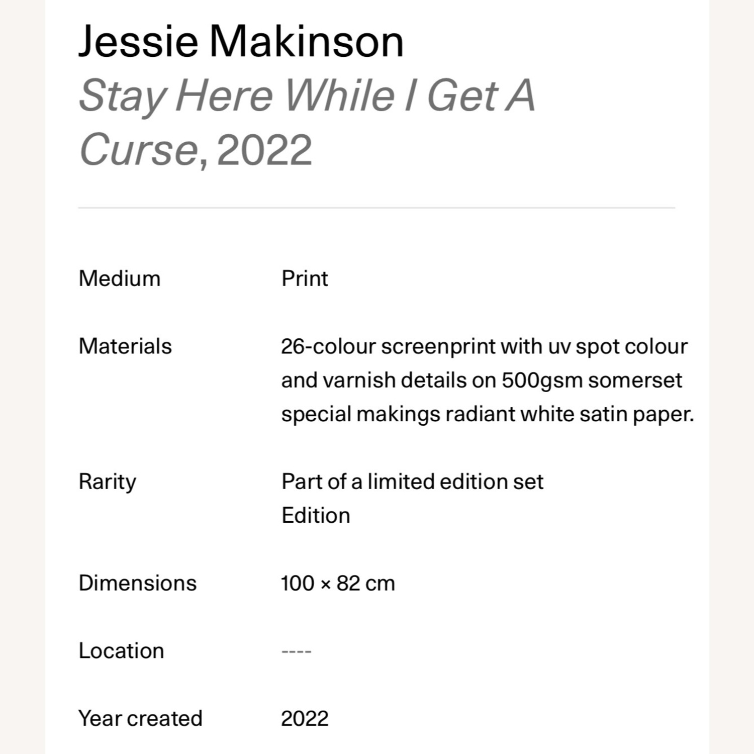  Jessie Makinson Screenprint - image-4