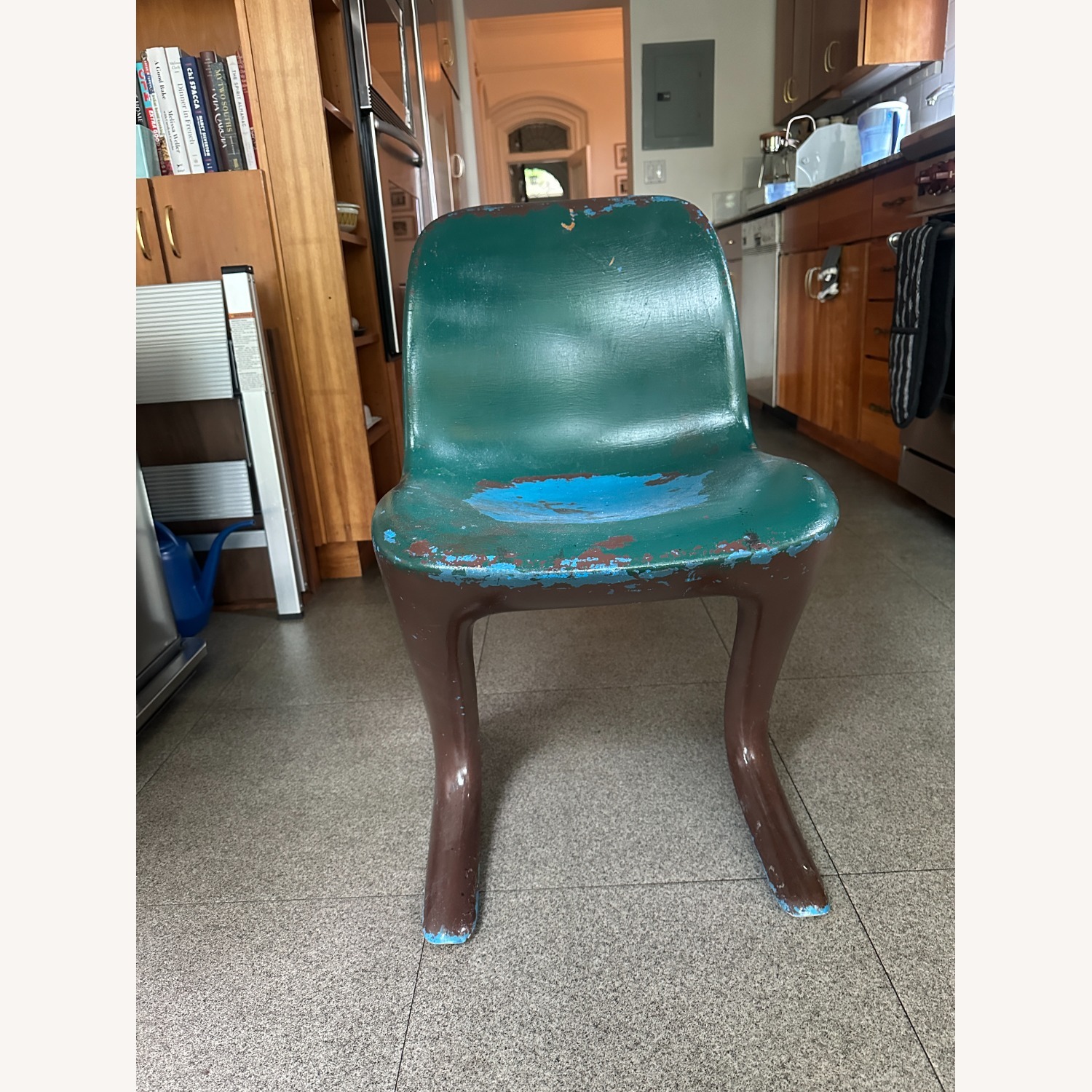 Vintage Ernst Moeckl Green Kangaroo Chair - image-6