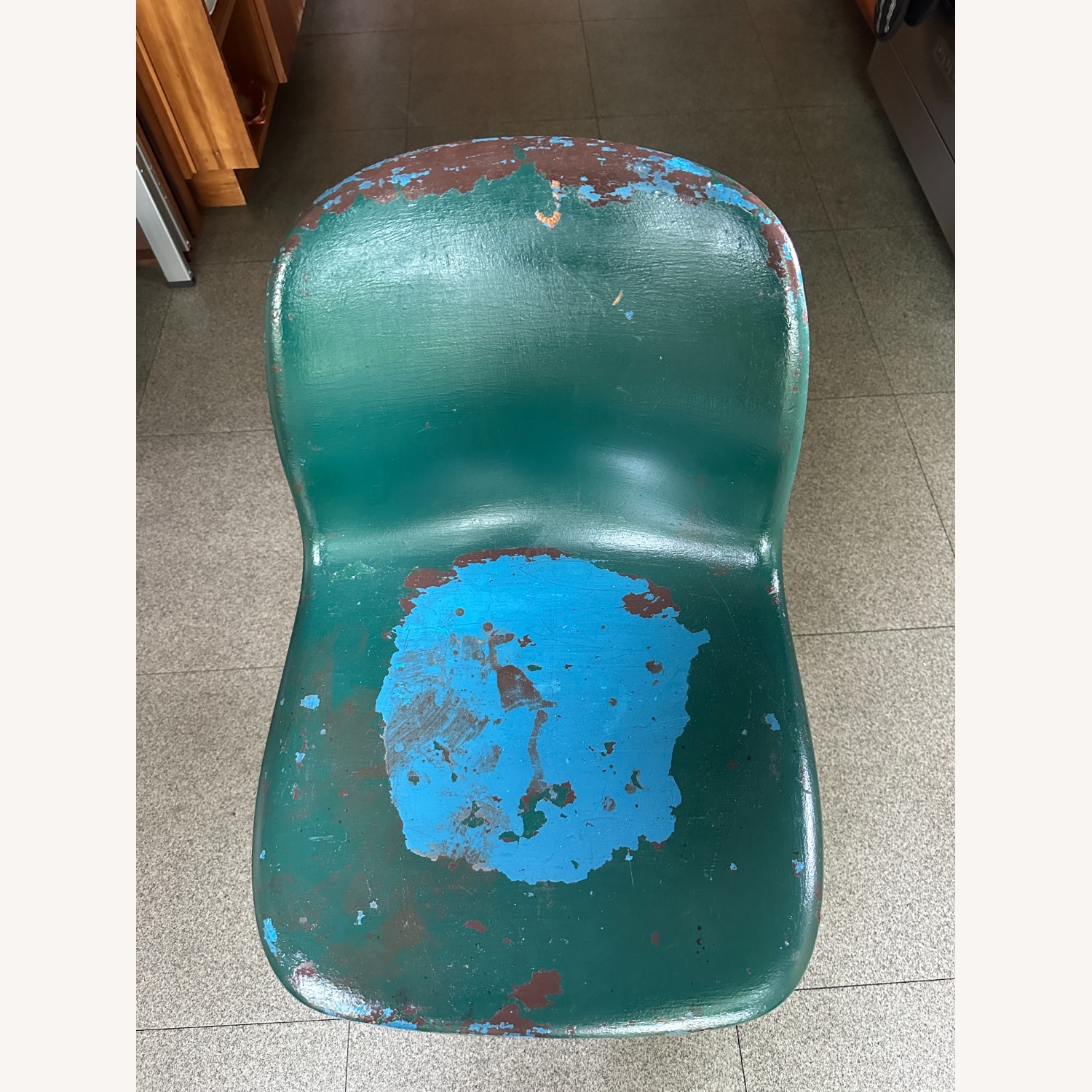 Vintage Ernst Moeckl Green Kangaroo Chair - image-3