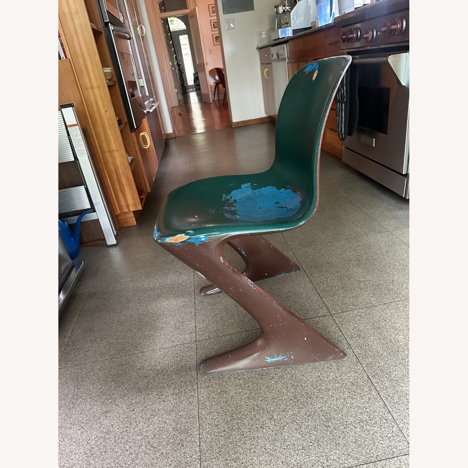 Vintage Ernst Moeckl Green Kangaroo Chair - image-10