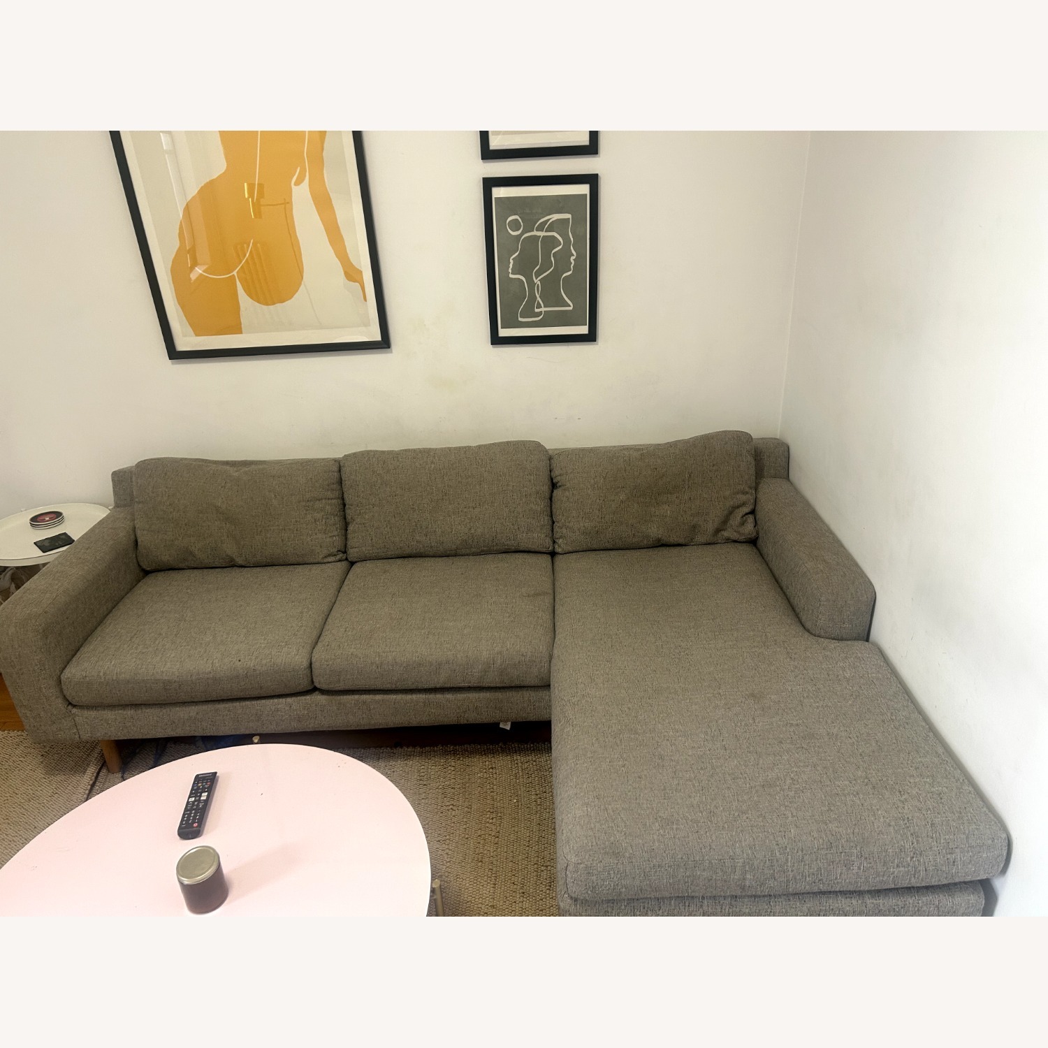 West Elm Eddy 2 Piece Sectional Sofa  - image-1