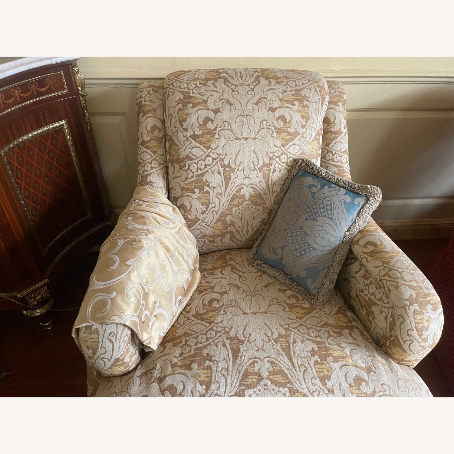 Lounge Chair & Ottoman - Gold by Century Furniture - image-7