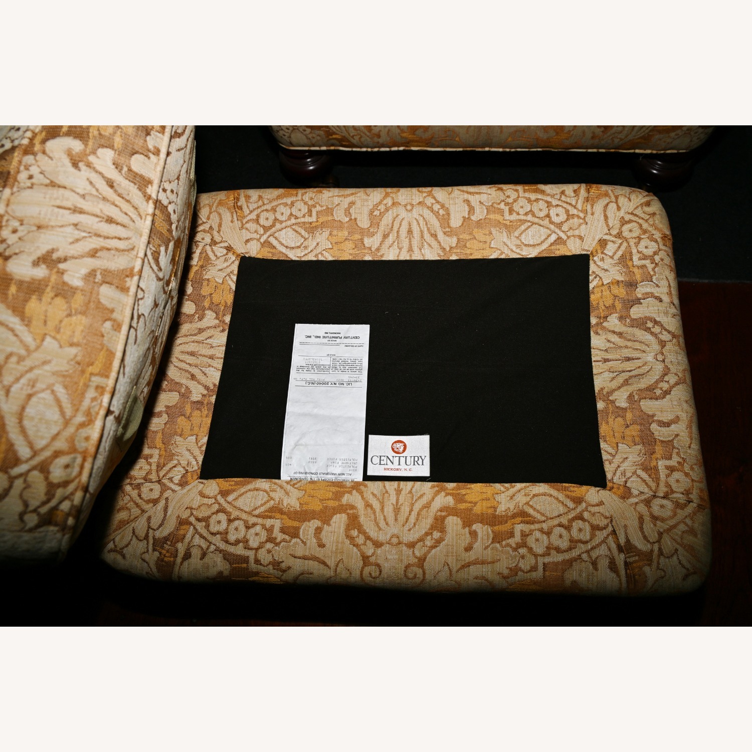 Lounge Chair & Ottoman - Gold by Century Furniture - image-4