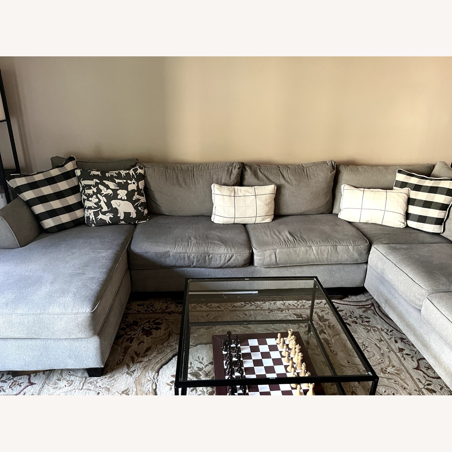 Raymour & Flanigan Daine 3-pc Sectional - Gray - image-1