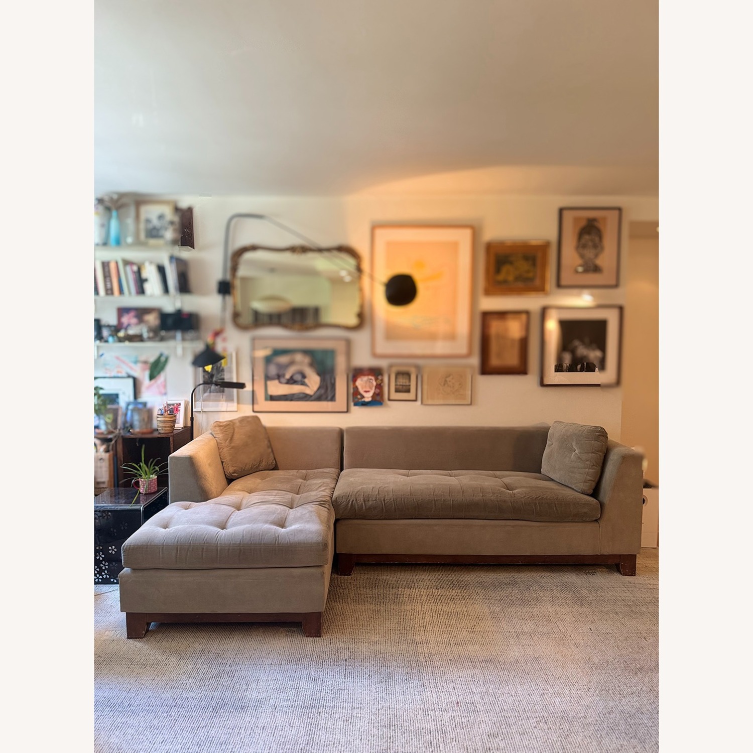 Mid Century Two Piece Sectional from ABC Home - image-2