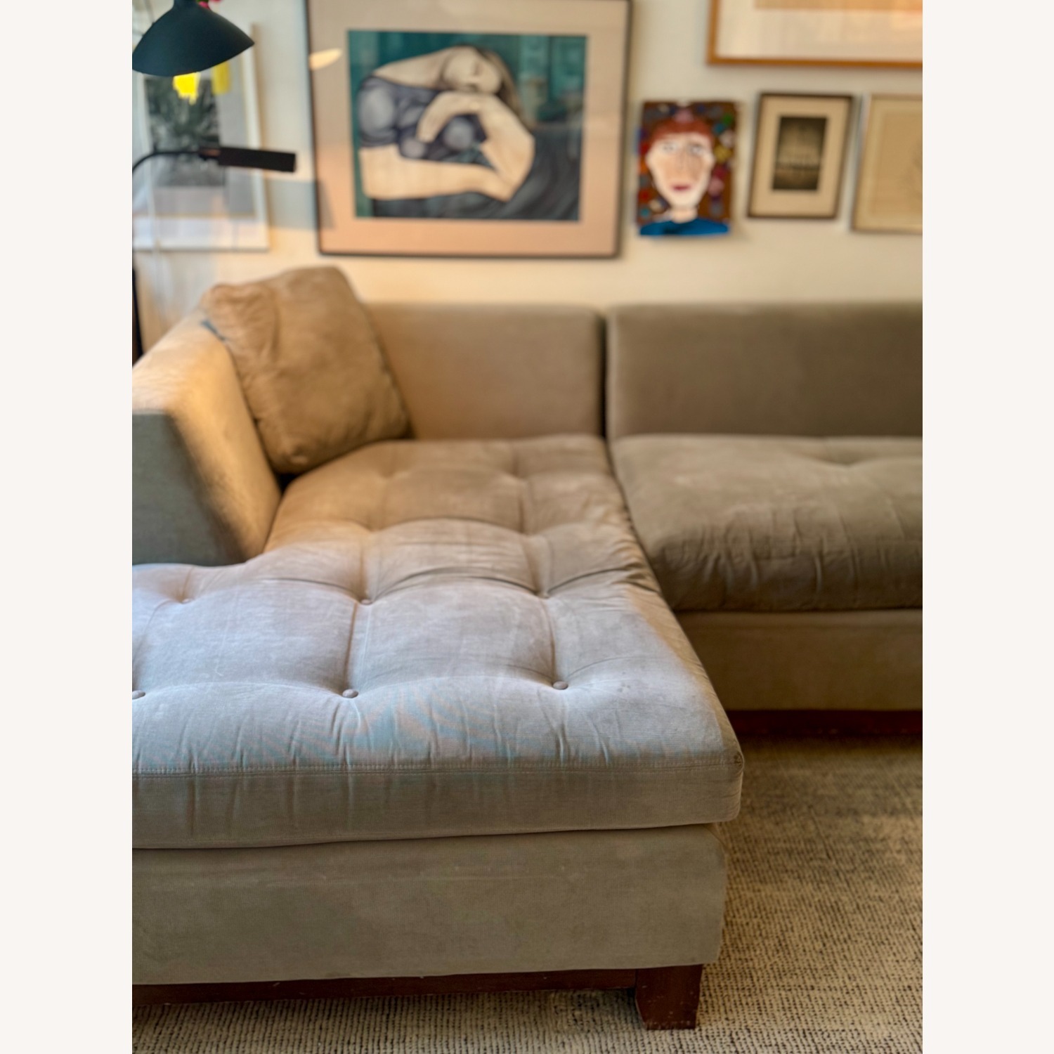 Mid Century Two Piece Sectional from ABC Home - image-5