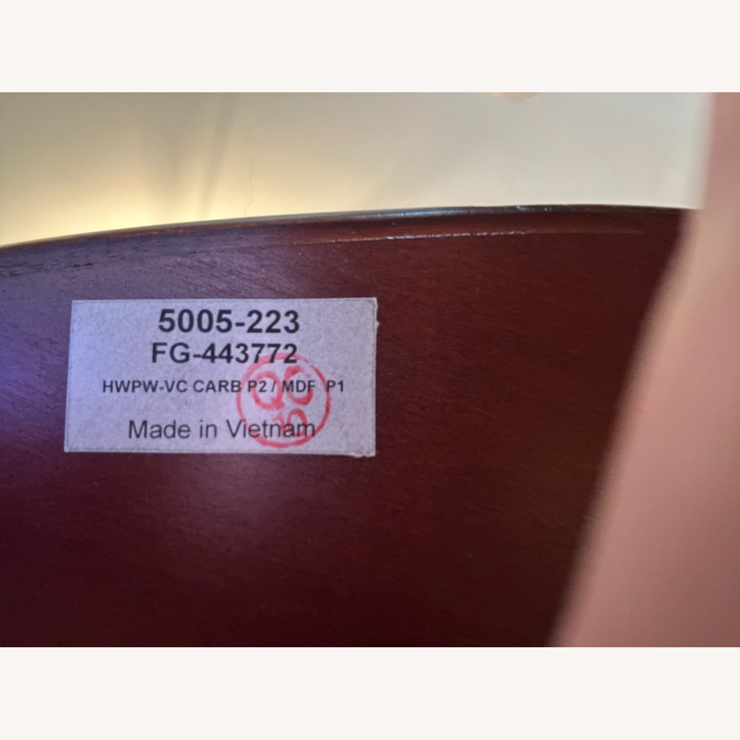 Theodore Alexander 36" Round Wood Inlay Side Table - image-8